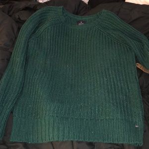 American Eagle Jegging Dark Green Sweater